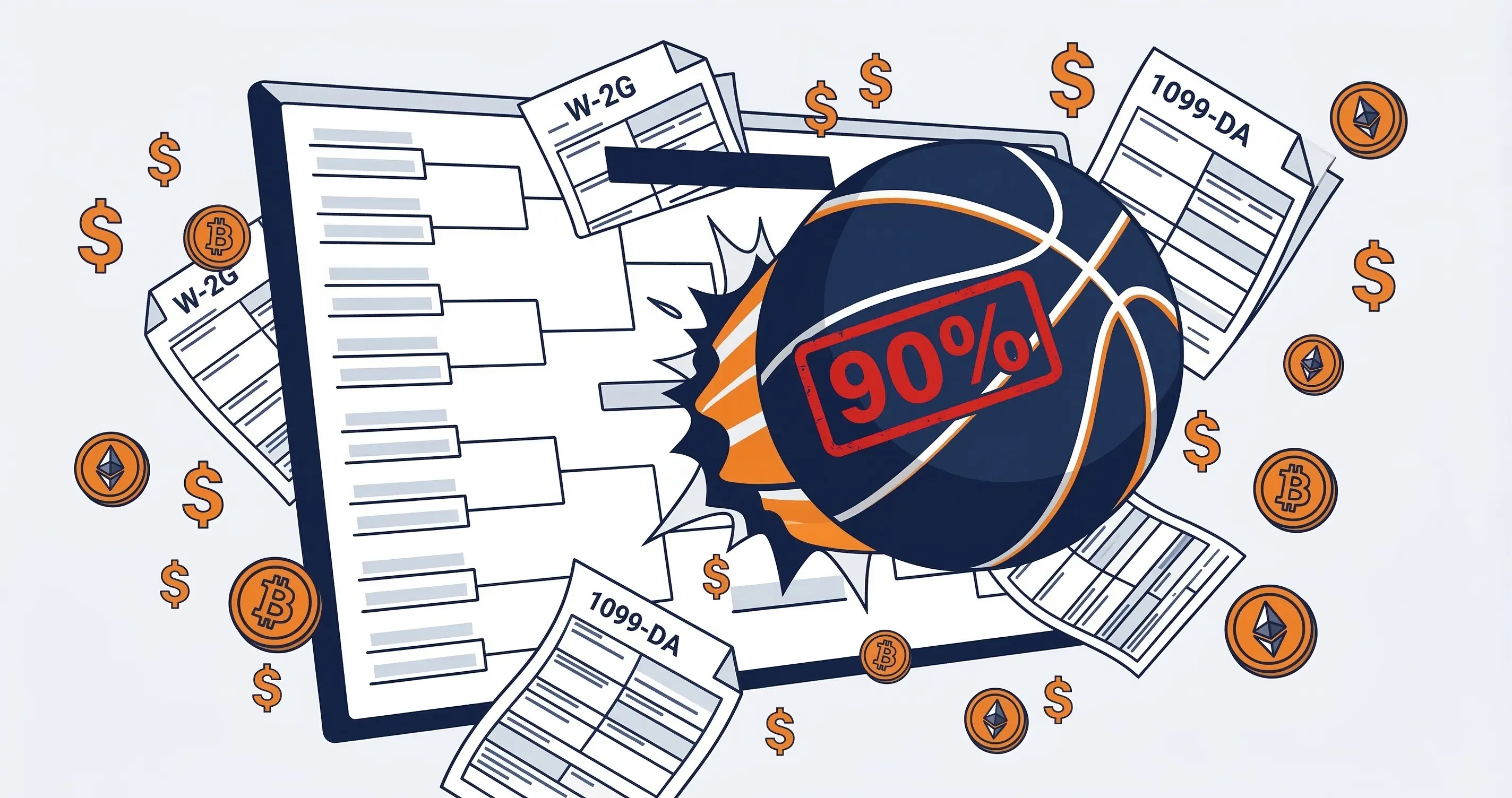 March Madness Tax Guide 2026: 90% Loss Cap & NJ Rules